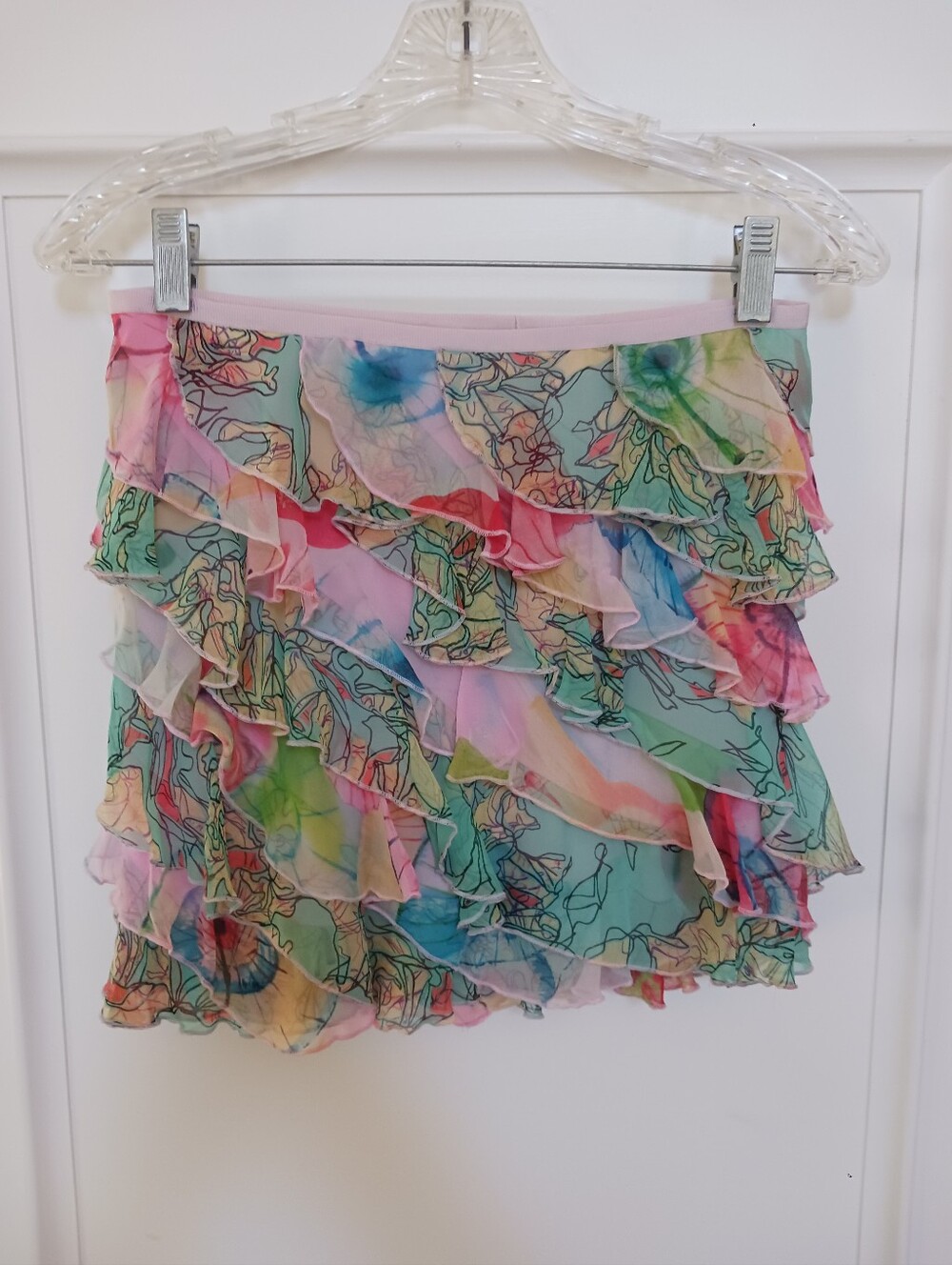 Diane Von Furstenberg Silk  Mini Skirt